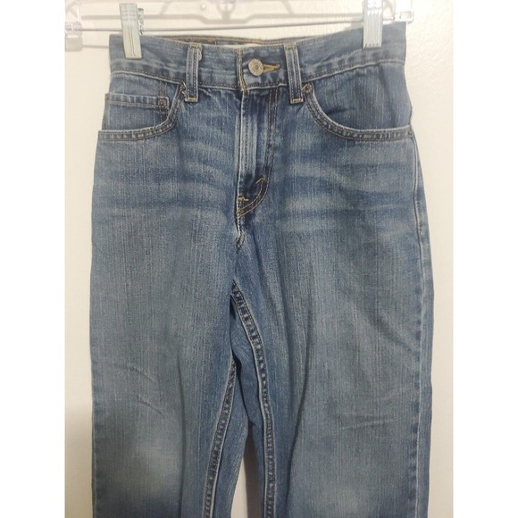 Levis 569 Boys Denim Blue Jean SIZE 10 Slim (23"x23") Loose Straight TEENS - Picture 2 of 5
